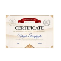 Anti-Fraud Security Certificate Printing